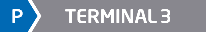 logo Terminal 3 parking